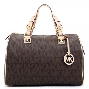 Michael Kors Grayson logo brown bag (2011)